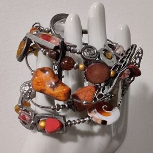 Y2K Artisan Memory Wrap Wrist Bracelet